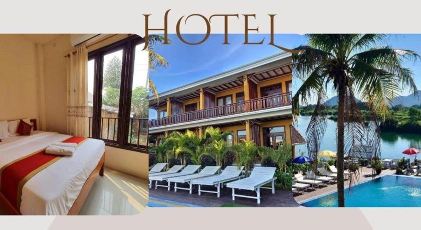 Golden Hotel Dondet Muang Không Eksteriør bilde