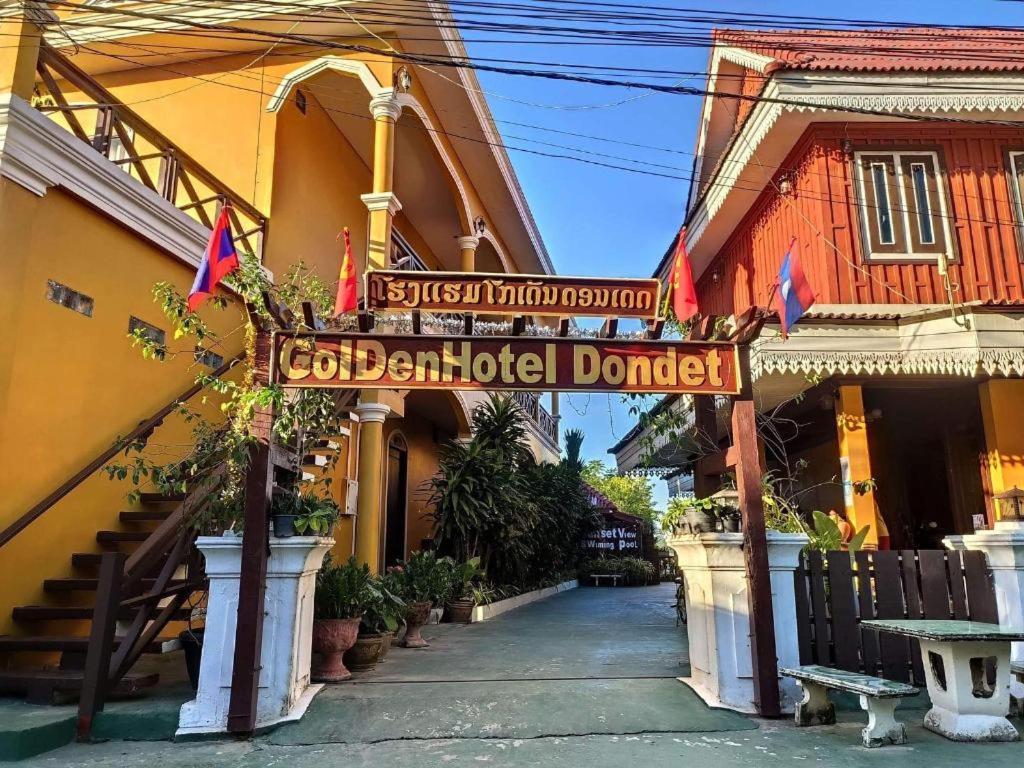 Golden Hotel Dondet Muang Không Eksteriør bilde