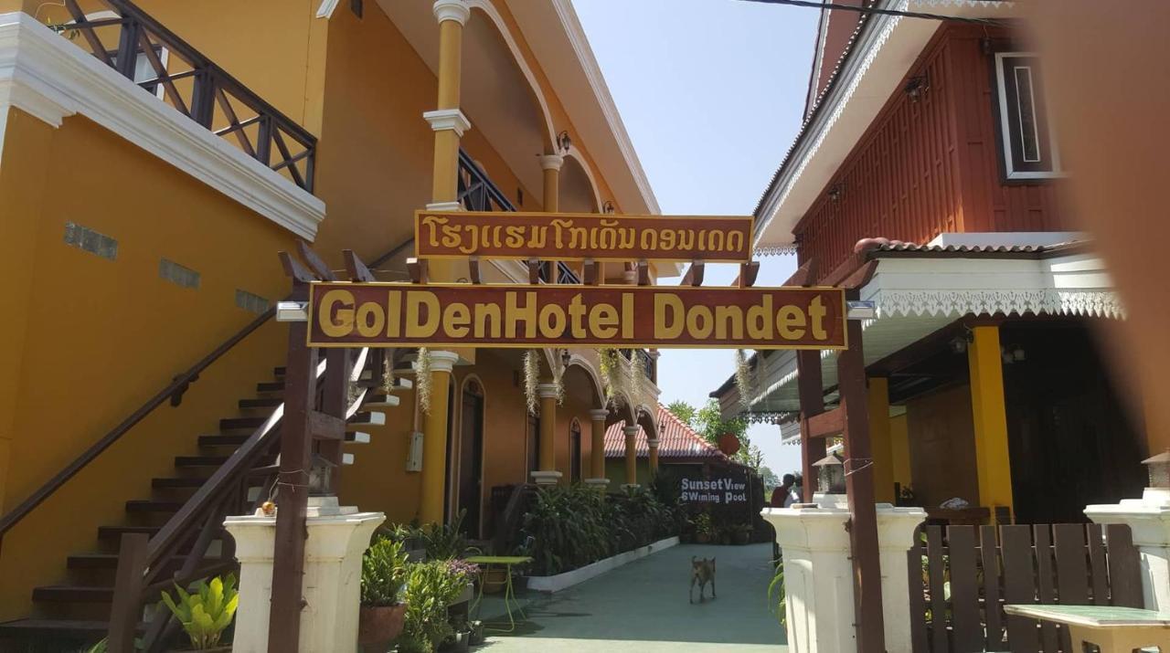 Golden Hotel Dondet Muang Không Eksteriør bilde