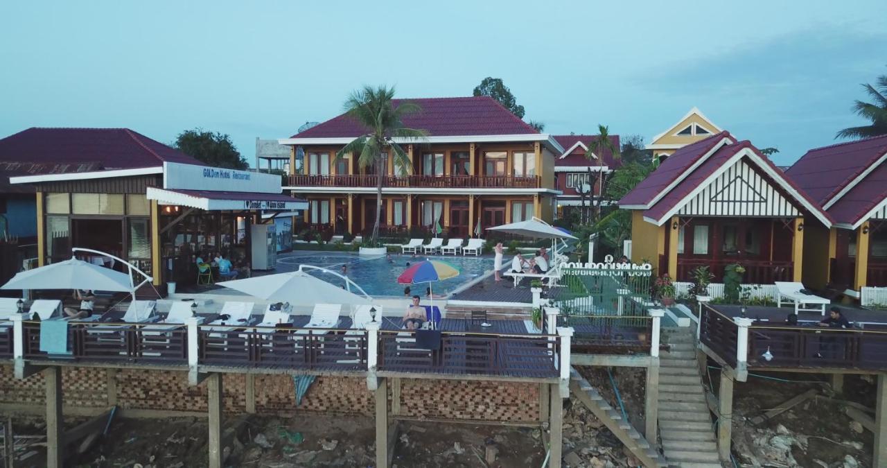 Golden Hotel Dondet Muang Không Eksteriør bilde