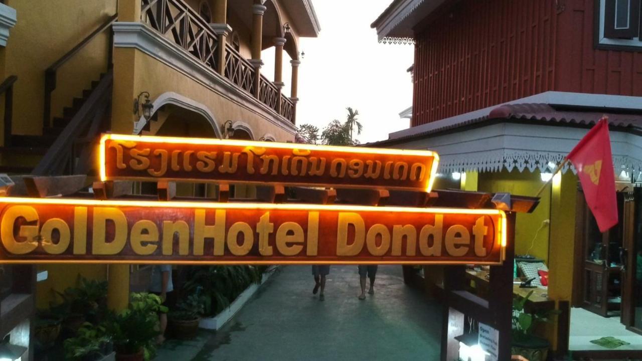 Golden Hotel Dondet Muang Không Eksteriør bilde